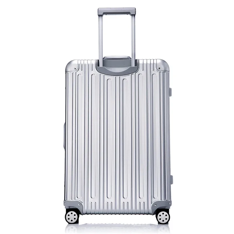 nouvelle valise à roulettes rigide en alliage d'aluminium de haute qualité, valise de voyage, 20 po, 26 po, 30 po, 31 po, 33 po, bagages en soute