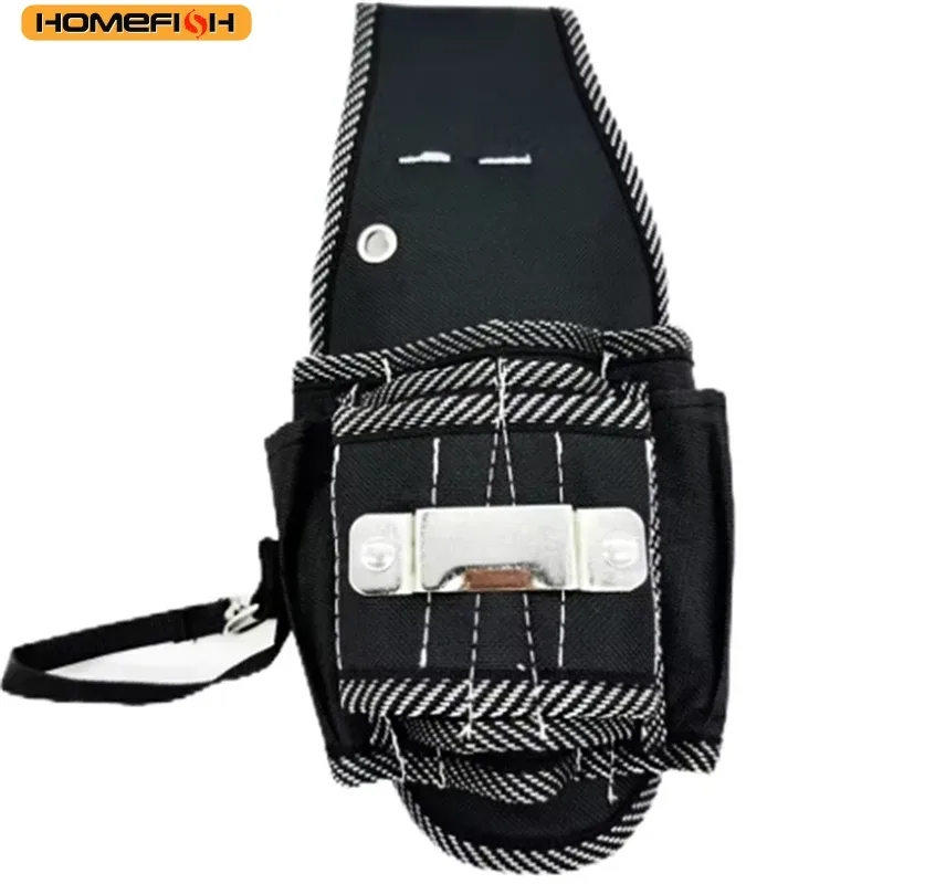 homefish sac à outils simple à suspendre à la ceinture, étui de rangement pour perceuse, sacoche multifonctionnelle pour électricien