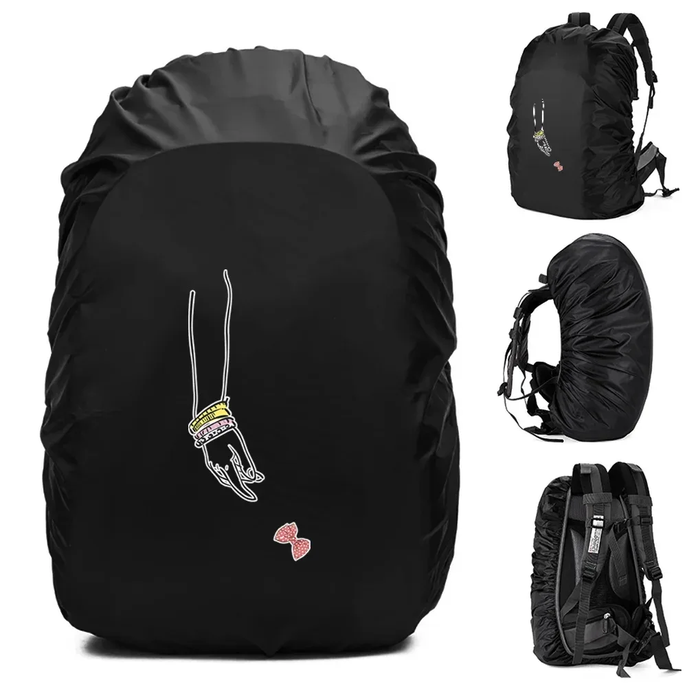 sac à dos imperméable pour homme, housse de pluie, sport de plein air, cyclisme de nuit, housse de pluie légère, sac de sécurité, camping, randonnée, 20l-75l