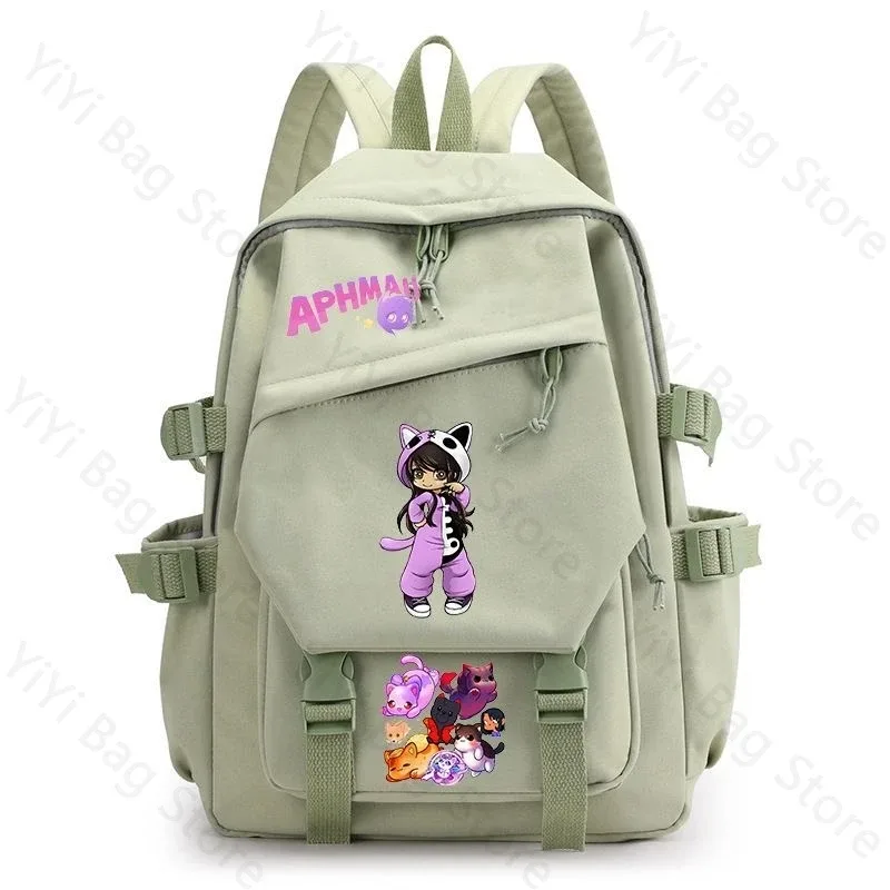 sac à dos aphmau, sac à dos d'école de grande capacité pour étudiants, sac à dos de voyage léger et durable en nylon pour garçons et filles