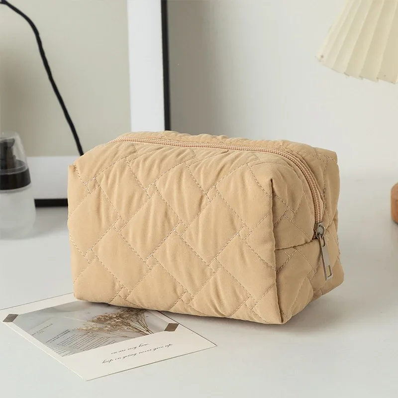sac de voyage cosmétique, sac de rangement portable pour soins de la peau et articles de toilette, sac de rangement souple simple de grande capacité