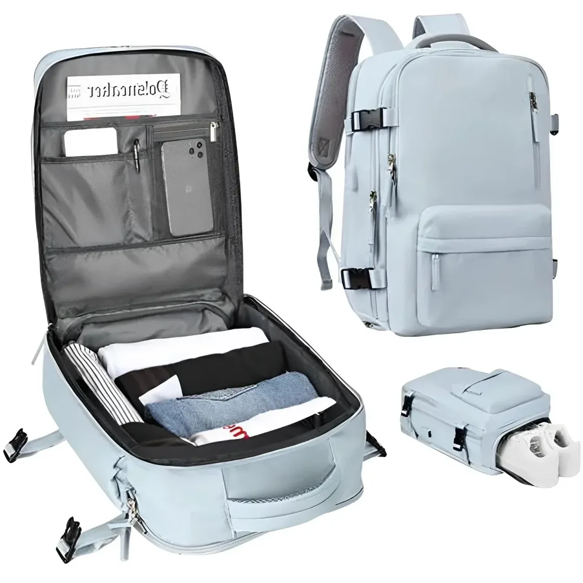 sac à dos personnalisé pour ordinateur portable de voyage, sac à dos d'affaires antivol durable avec port usb, sac d'université water degree