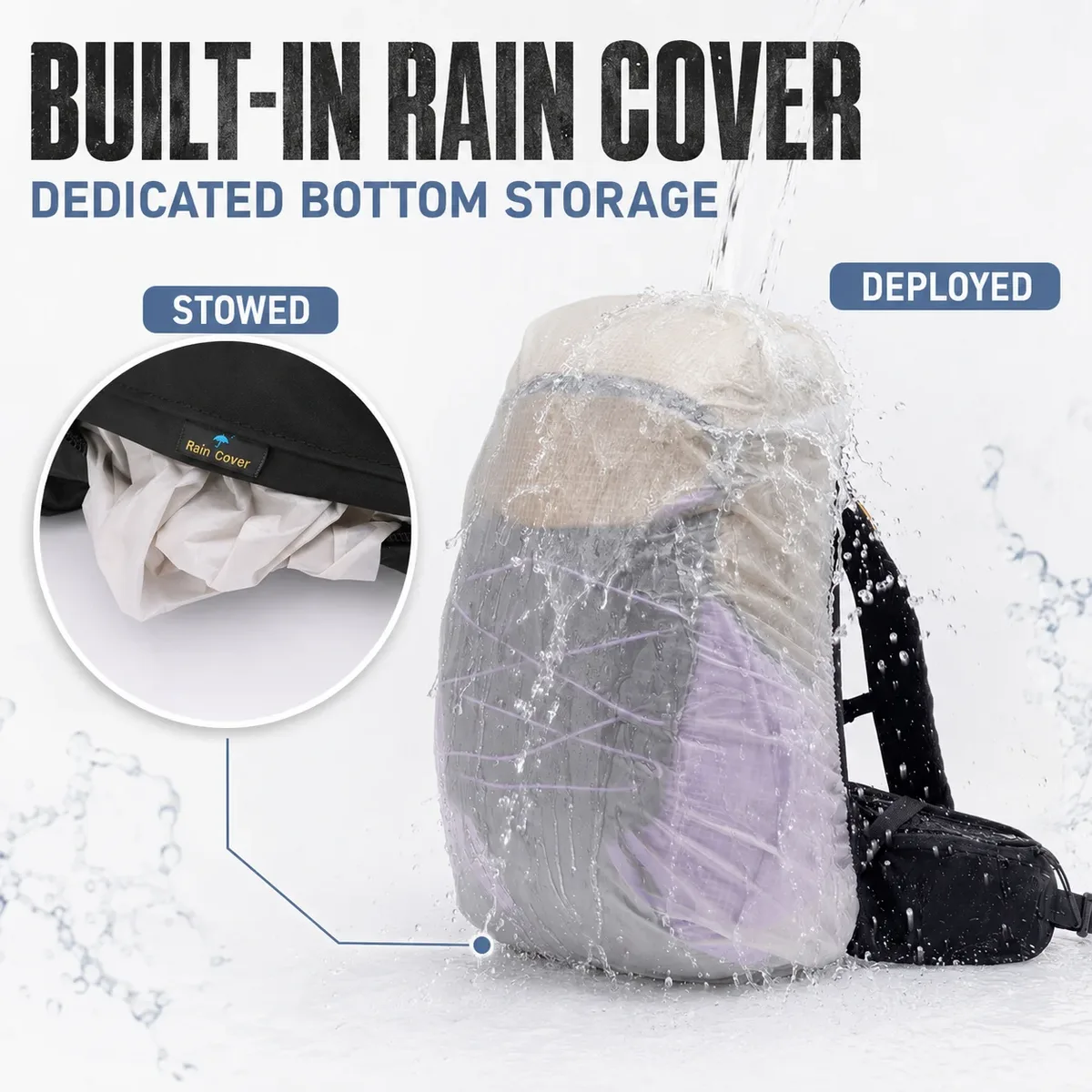 sac à dos de randonnée léger 22l avec cadre en aluminium, système de dos suspendu, respirant, pour hommes et femmes, imperméable, pour activités de plein air