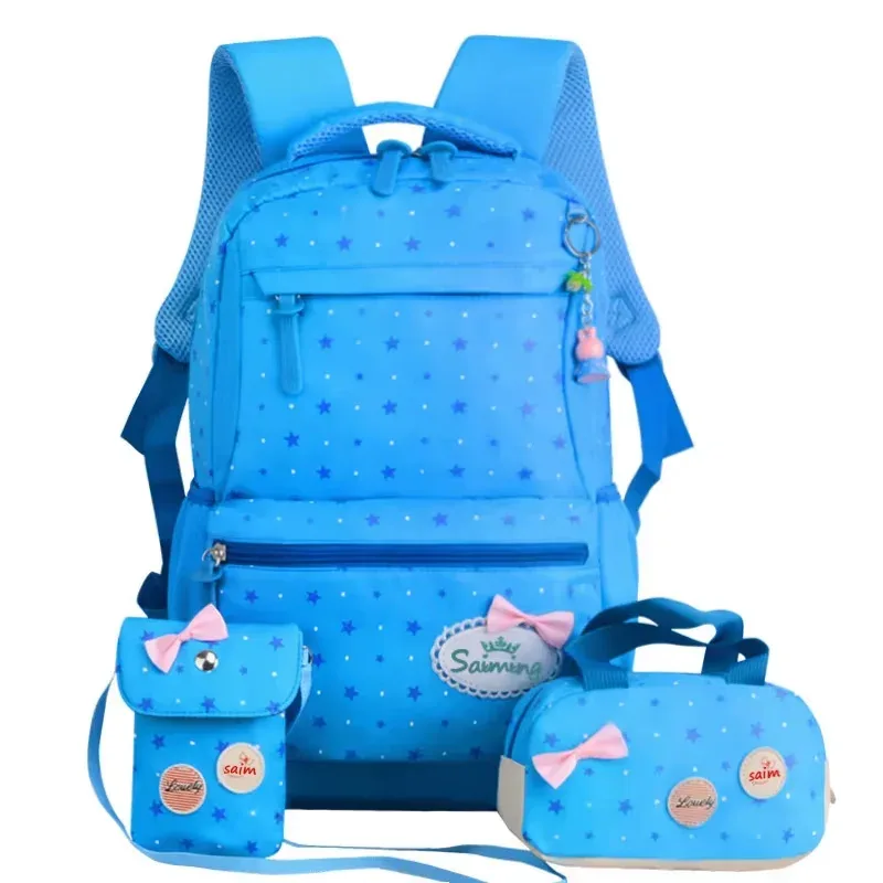 bunnyfly ensemble de 3 sacs à dos scolaires pour enfants, sac à dos tendance et adorable pour filles, étudiants, mochila sac