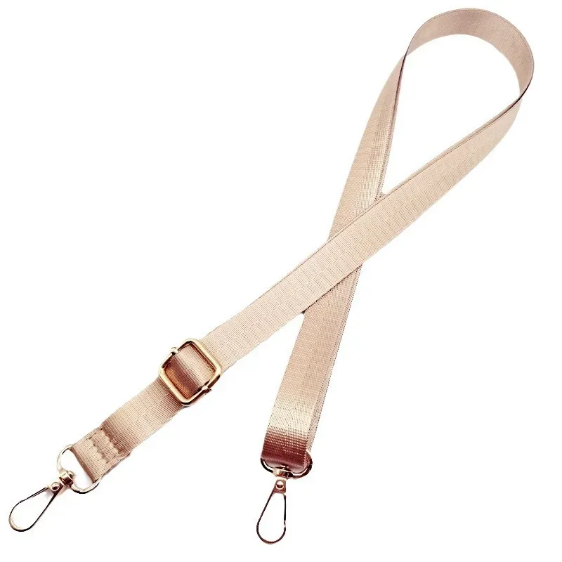 sangle de sac à bandoulière large sangle de remplacement pour sacs en nylon femme sac de messager accessoires argent métal boucle sac sangles