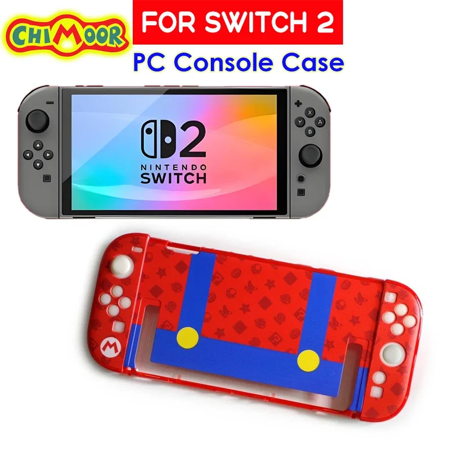 pour ns2 étui de transport de style mario pour switch 2 – sac de voyage ns2 avec poches de rangement pour filles et garçons