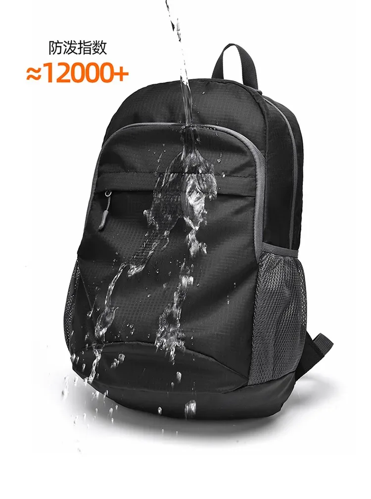 sac à dos de randonnée en nylon pour hommes et femmes, léger, pliable, sac à dos de voyage de grande capacité, sac à dos de sport de plein air pour le camping et la marche