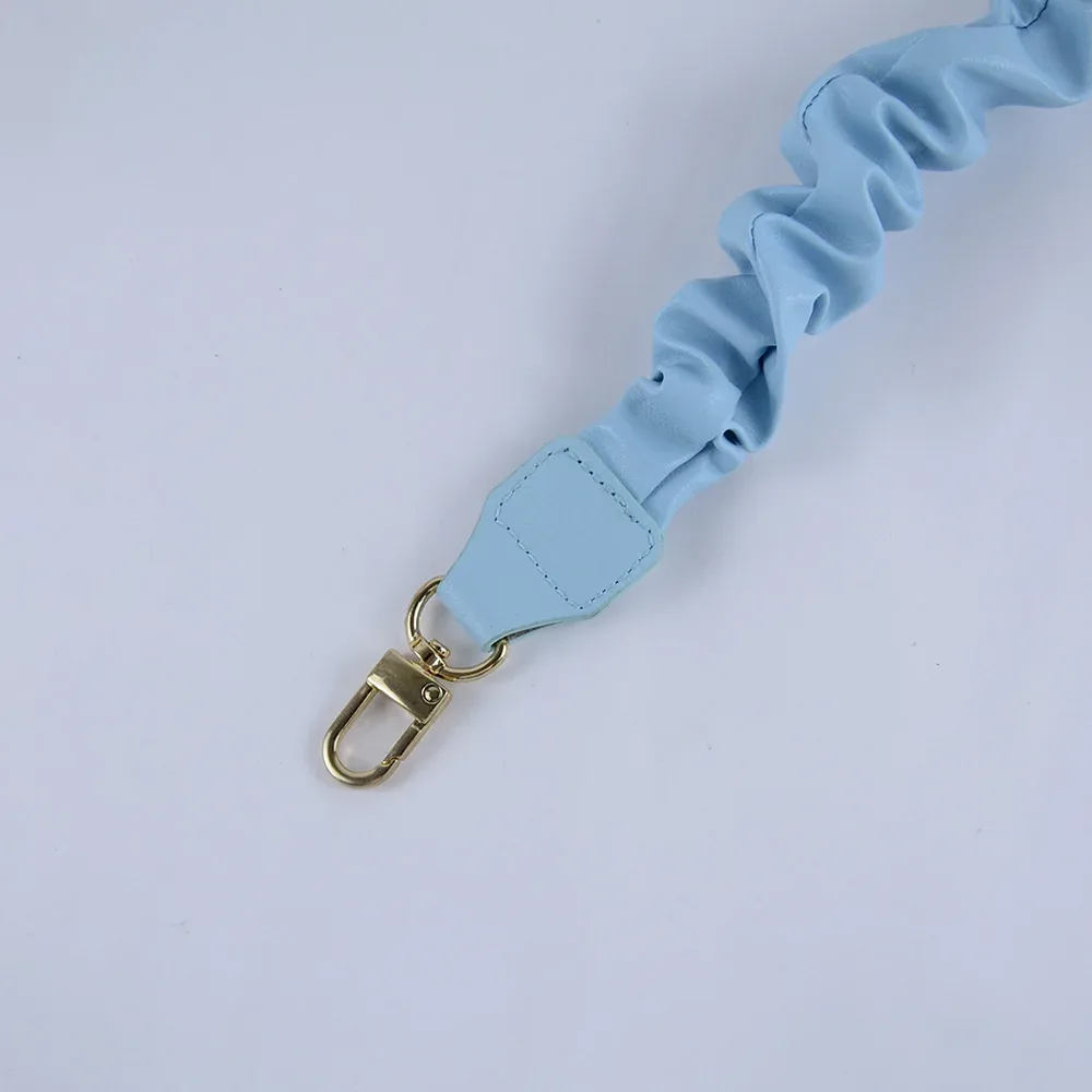 nouveau sac froissé en cuir bretelles plissées courtes longues plis poignées épaule sous les bras sangle remplacements sac à bandoulière accessoires
