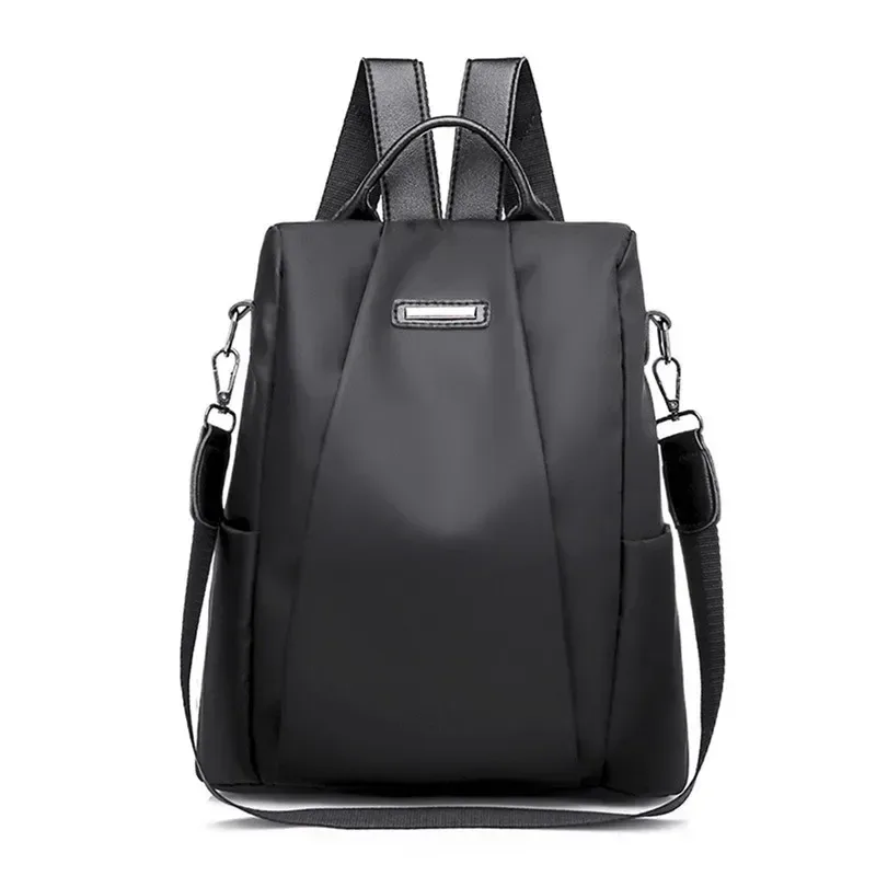 sac à dos multifonction pour femmes, sac d'école décontracté de couleur unie pour filles, sac à bandoulière de voyage à sangle détachable, nouvelle collection 2026