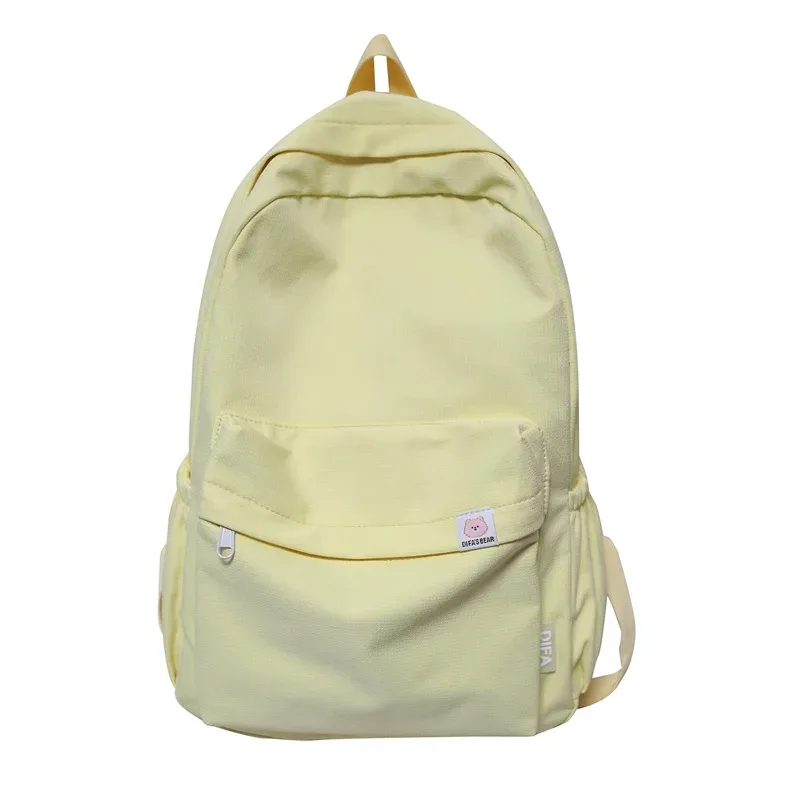 sac à dos élégant, design doux et simple, cartable à poches multiples, voyage, usage quotidien, accessoire de mode, vibrant, parfait, transport quotidien