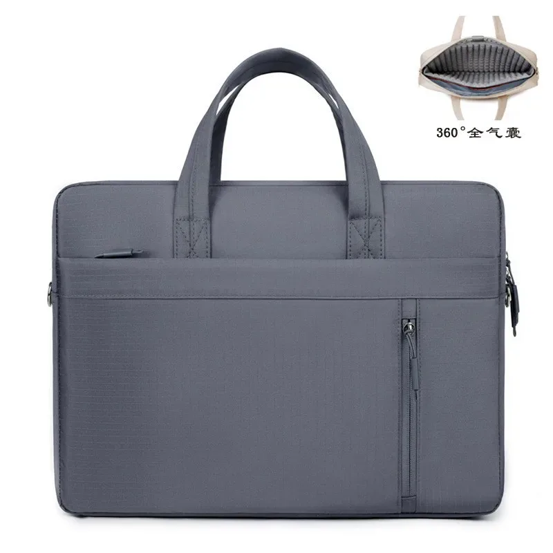 porte-documents pour ordinateur portable, nouveau modèle, 15.6 pouces, airbag, anti-collision, sac multifonctionnel pour ordinateur portable, matériau en tissu oxford