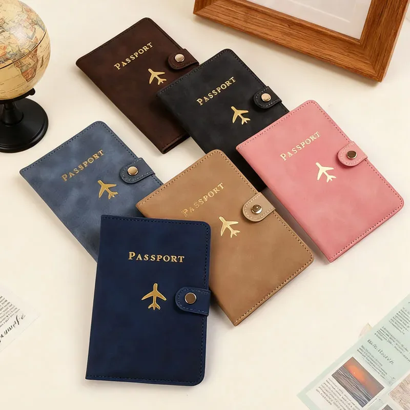 porte-passeport pour voyage essentials, étui portefeuille pour accessoires de voyage, porte-livres de passeport pour femmes/hommes