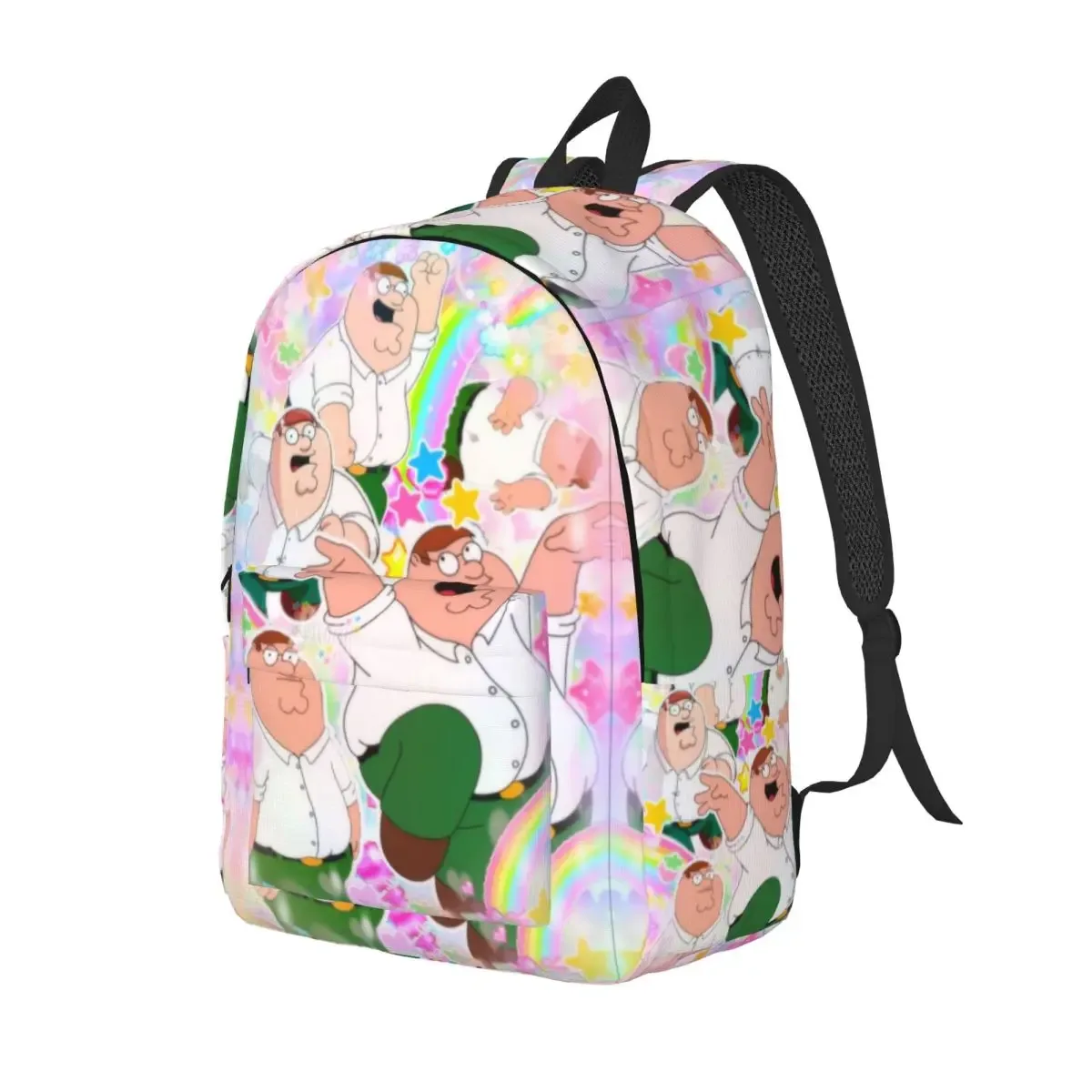 peters griffins famille gars adolescent sac à dos en plein air étudiant randonnée voyage sac à dos pour hommes femmes ordinateur portable sacs en toile