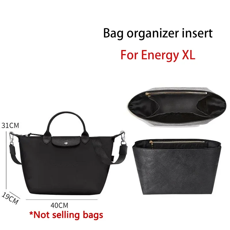organisateur de sac en nylon pour longchamp energy, imperméable, durable, élégant, support de rangement, accessoires de modification de sac