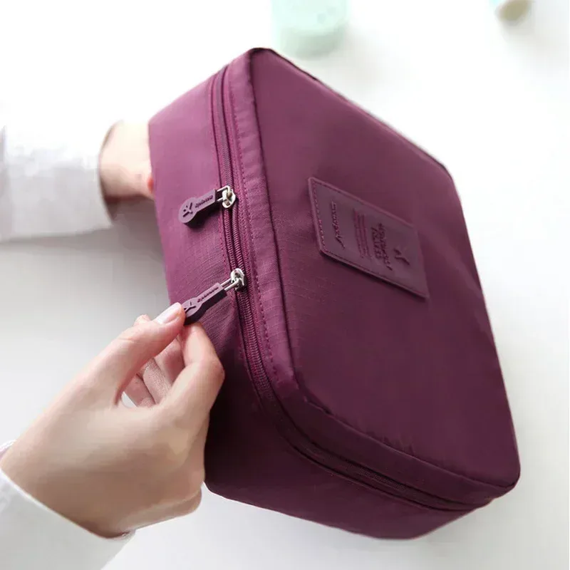 sac à cosmétiques de voyage pour femmes, trousse de maquillage pour filles en plein air, grand organisateur de produits de toilette pour femmes, étuis de rangement étanches pour maquillage