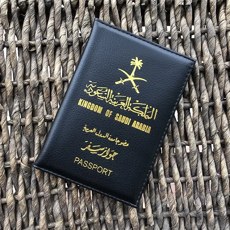 couverture de passeport de voyage en arabie saoudite, interrupteur cadeau pour femme, porte-passeport rose pour fille