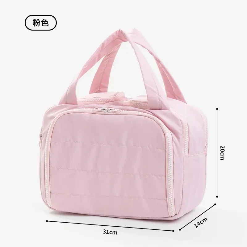 trousse de maquillage portable, trousse de toilette étanche de voyage, pochette de rangement de maquillage à la mode, trousse de toilette multi-compartiments pour cosmétiques