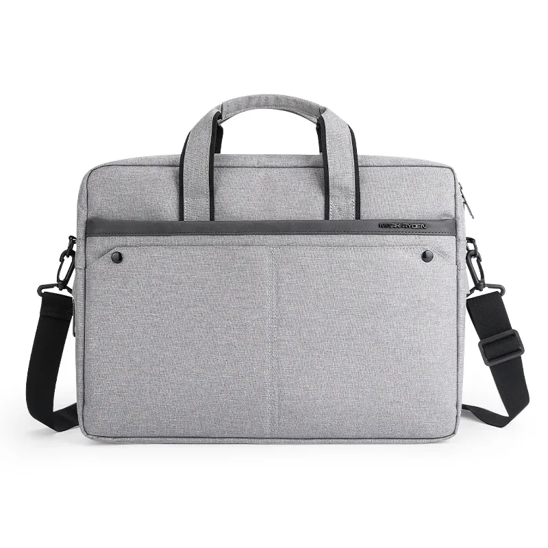 mark ryden porte-documents pour ordinateur portable en tissu oxford résistant à l'eau, sac à main professionnel extensible de 14/15,6 pouces