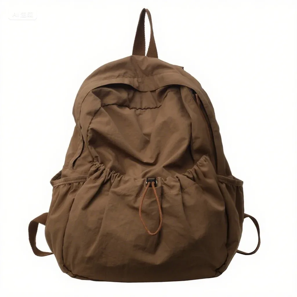 sac à dos décontracté femmes grande capacité mode junior lycée étudiant pli cartable sac en tissu coréen voyage sac à dos