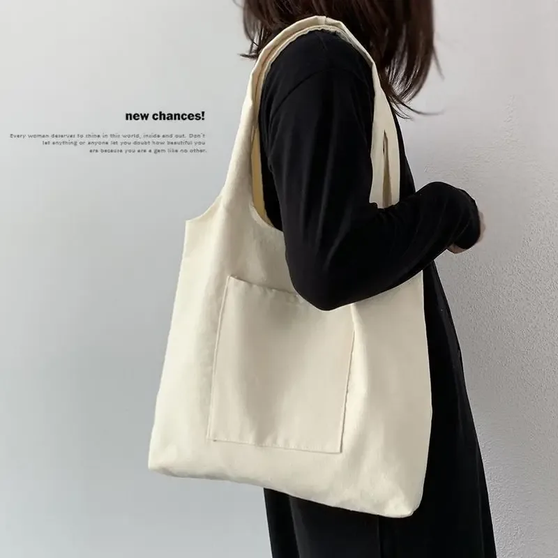 Sac fourre-tout en toile de grande capacité, nouveau Style, sac à bandoulière pour étudiant, Niche artistique, sac de Shopping en toile