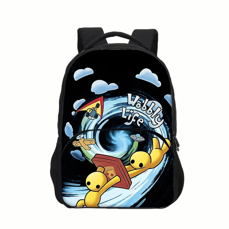 sac à dos pour enfants, vie oscillante, dessin animé poulpe monstre, école primaire et secondaire