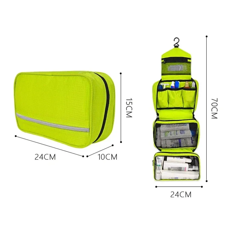 trousse de toilette suspendue pour hommes, grands sacs à cosmétiques imperméables, organisateur de voyage, articles de toilette pour dames, maquillage, toilettes, kit de salle de bain pliable