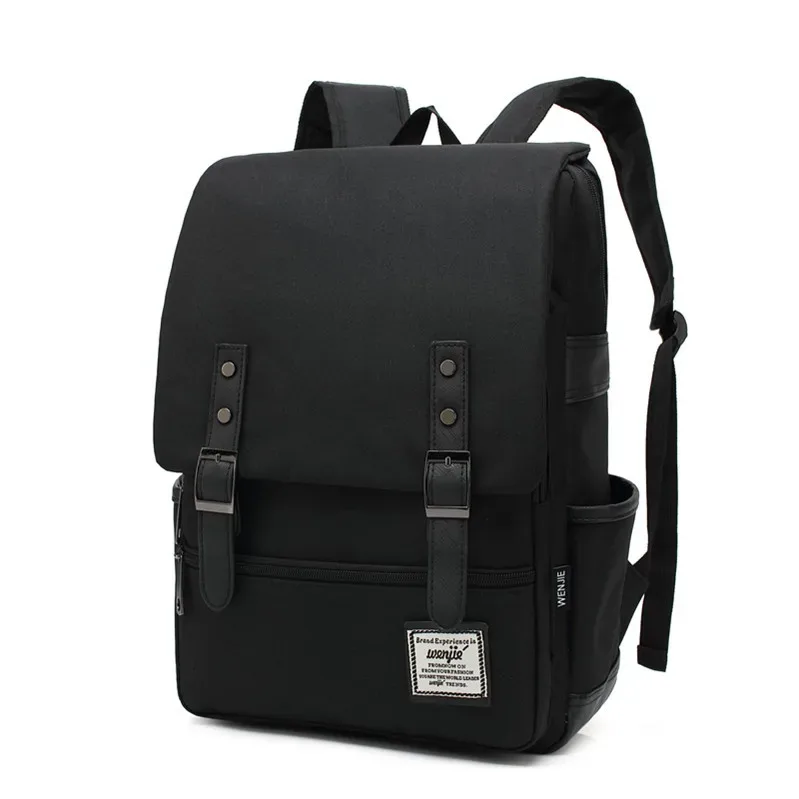 sac à dos vintage pour ordinateur portable de 16 pouces, sacs en toile pour femmes, sacs de voyage en toile pour hommes, sacs à dos décontractés rétro, sacs d'école pour adolescents