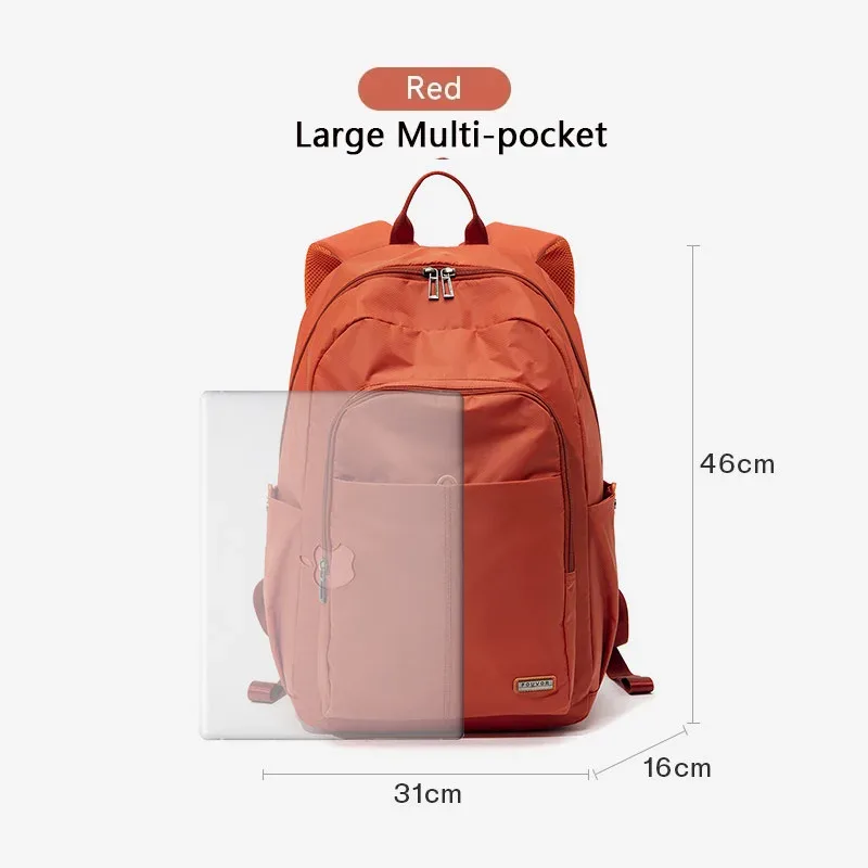 sac à dos unisexe fouvor pour l'extérieur, grande capacité, léger, simple, pour les voyages, l'école, les sports, les jeunes adolescents 2961-21