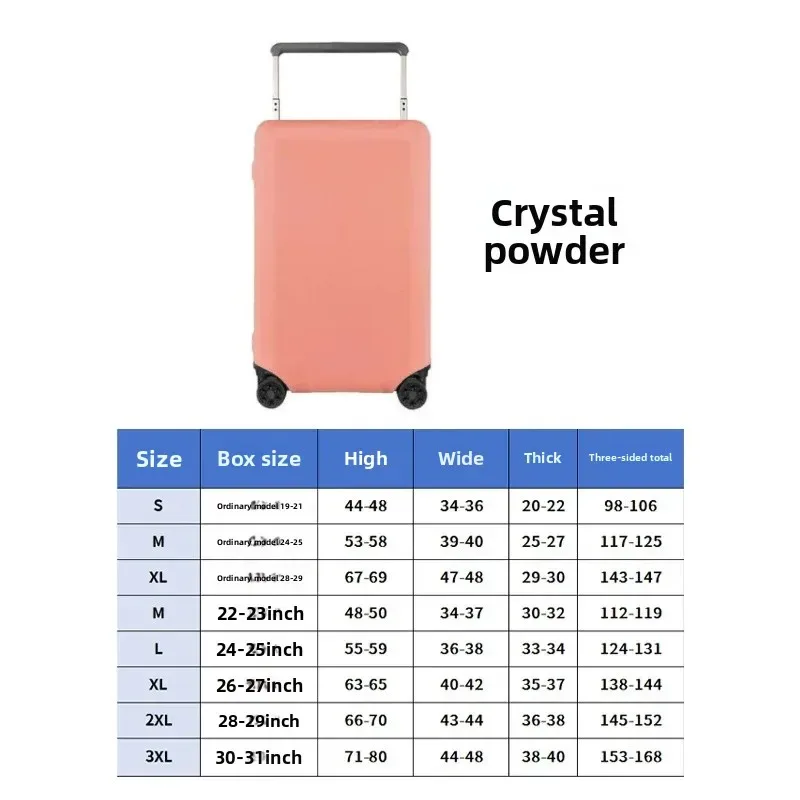 housse de bagage de voyage sportive épaissie pour tige de traction large, housse de protection spécialisée anti-poussière pour valise et étui en cuir