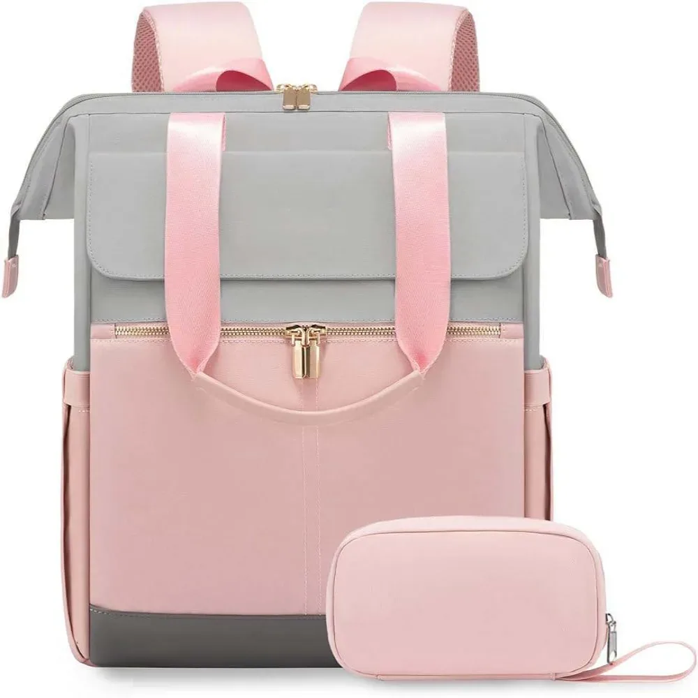 sac à dos de voyage grande capacité pour ordinateur portable, imperméable, multifonctionnel, sac à bandoulière pour maman, résistant à l'usure, léger