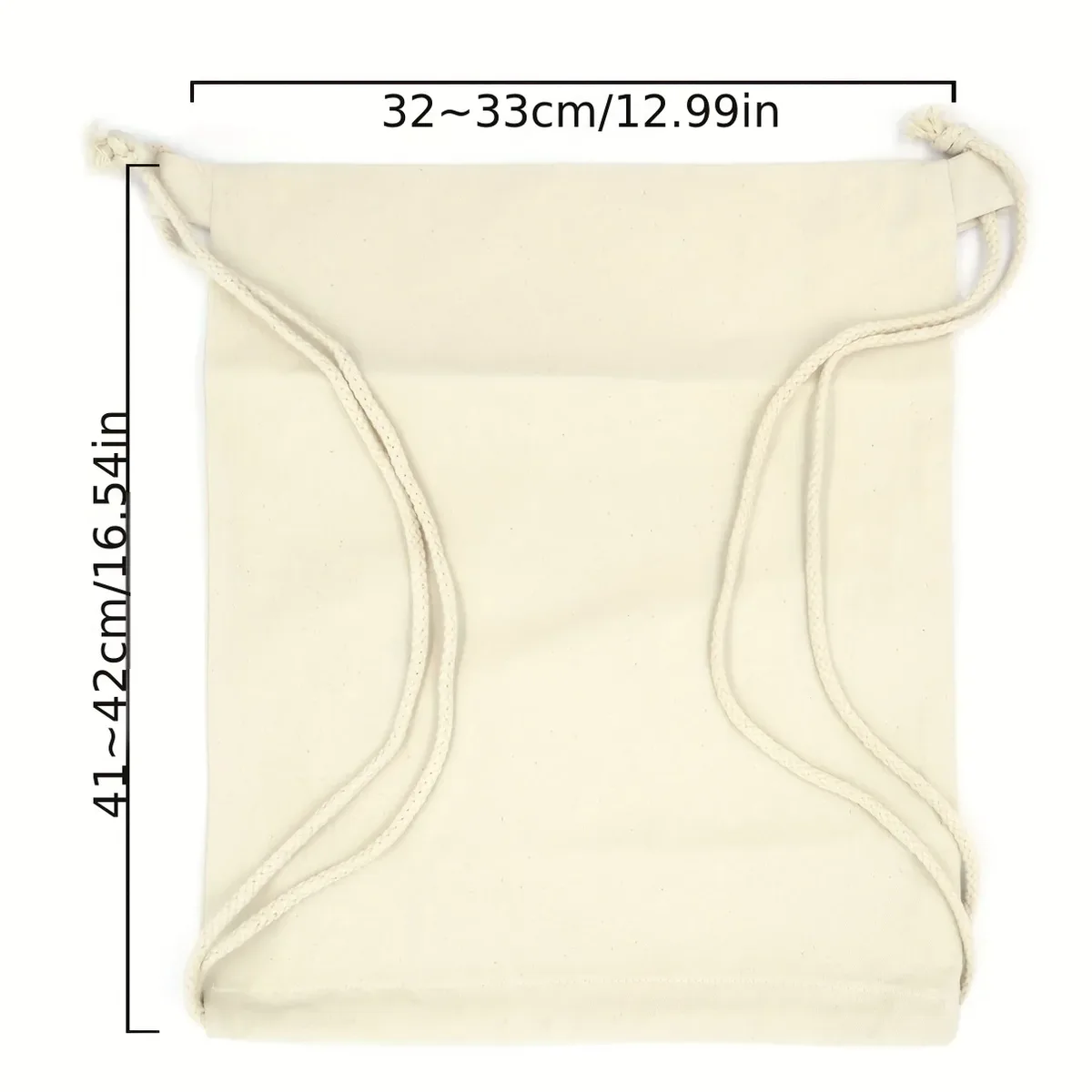sac en toile avec cordon de serrage, sacs en toile blanche pour emballage cadeau, pochette réutilisable, organisateur d'objets divers pour la maison, sacs anti-poussière