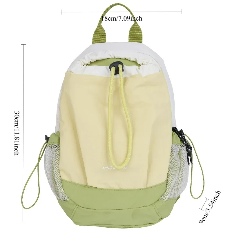 sac à dos léger pour randonnée en plein air, nouveau sac à bandoulière avec cordon de serrage, sac de poitrine unisexe pour loisirs et voyages