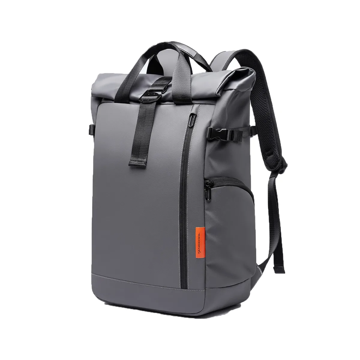 tangcool sac à dos étanche à enroulement, grande capacité, extensible, pour ordinateur portable de 15,6 pouces, sac de voyage de loisirs, sacs de randonnée et de camping