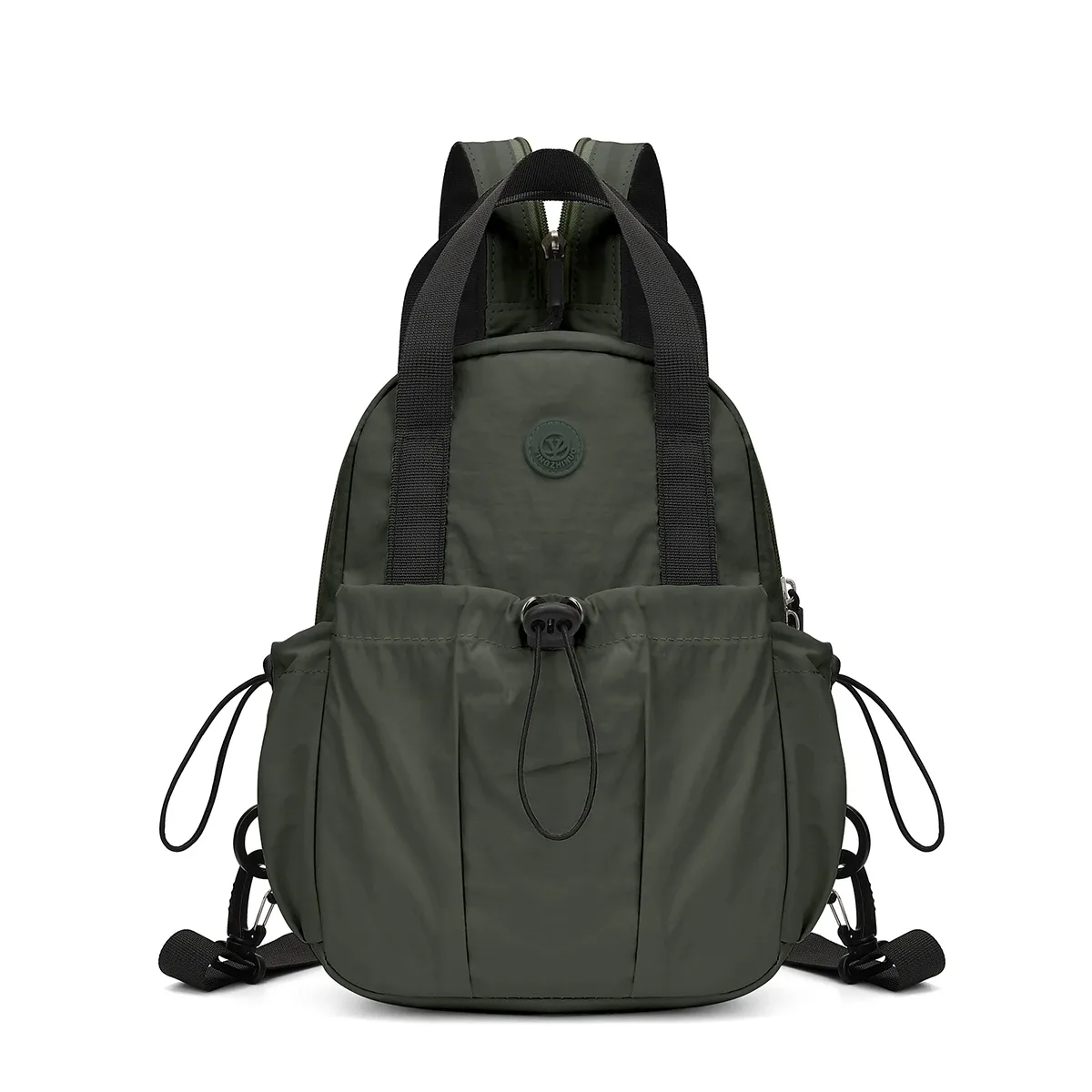 sac de poitrine pour étudiant, sac bandoulière, sac de voyage multifonctionnel double usage pour femme, léger, tendance, sac à dos polyvalent pour les trajets quotidiens