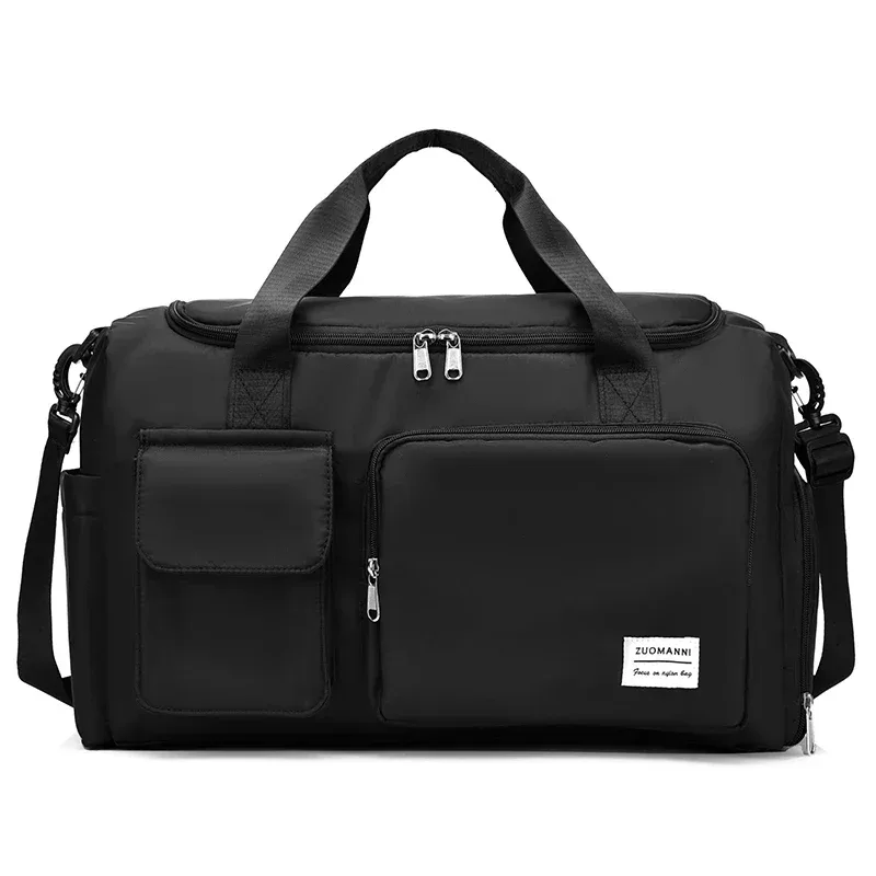 sac de voyage à main de grande capacité pour femmes, sacs de sport de nuit avec compartiment à chaussures, sacs de sport et de fitness pour femmes, 2024