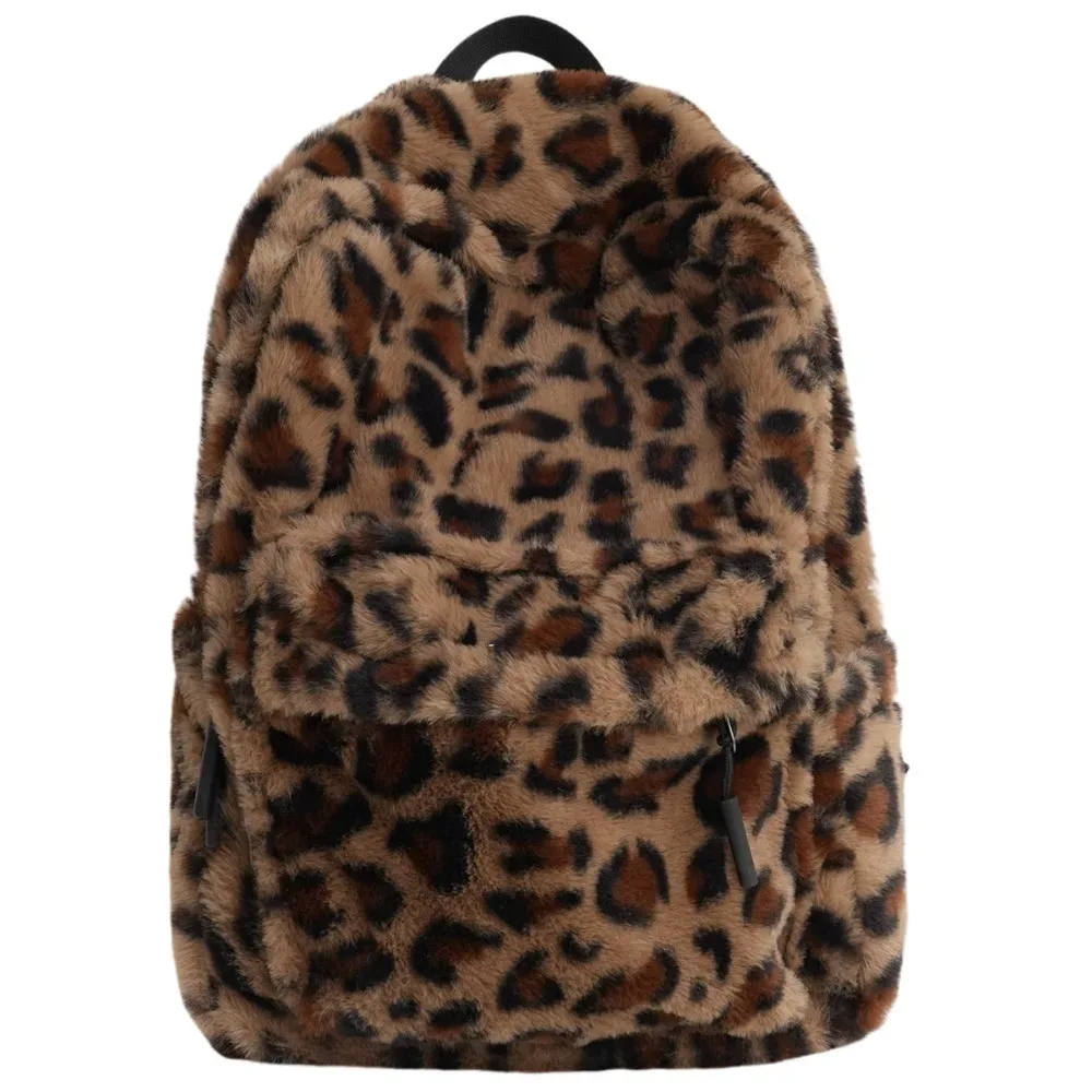 sac à dos léopard tendance, grande capacité, sac à dos mignon, léger, sac à dos pour adolescents