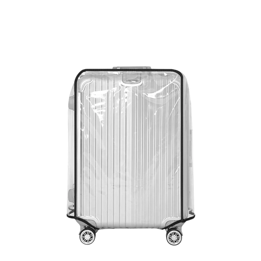 housse de protection transparente pour valise de 18 à 30 pouces, protection transparente pour bagages de voyage, accessoires de voyage en pvc imperméables pour valises à roulettes