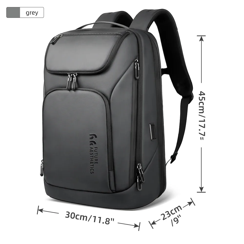 ian-sac à dos de voyage spacieux pour homme, sac à dos pour ordinateur portable 17.3 ", grande capacité, sacs à dos étanches avec usb, nouveauté