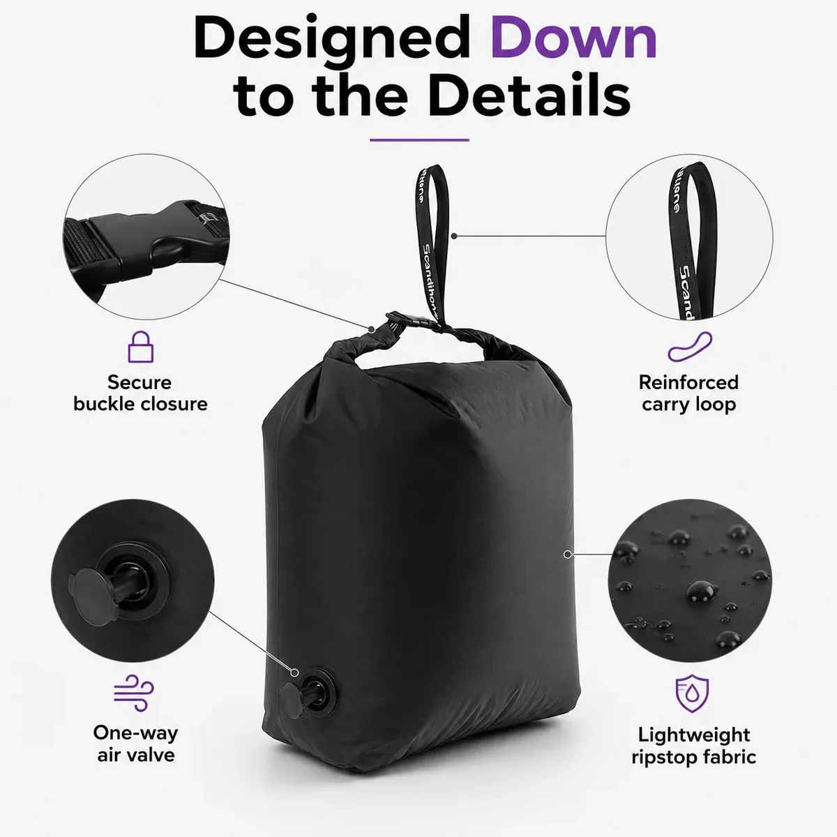 sacs de compression étanches pour vêtements, sacs de rangement sous vide, organisateur de bagages de voyage, cubes de compression pour gagner de la place sans pompe