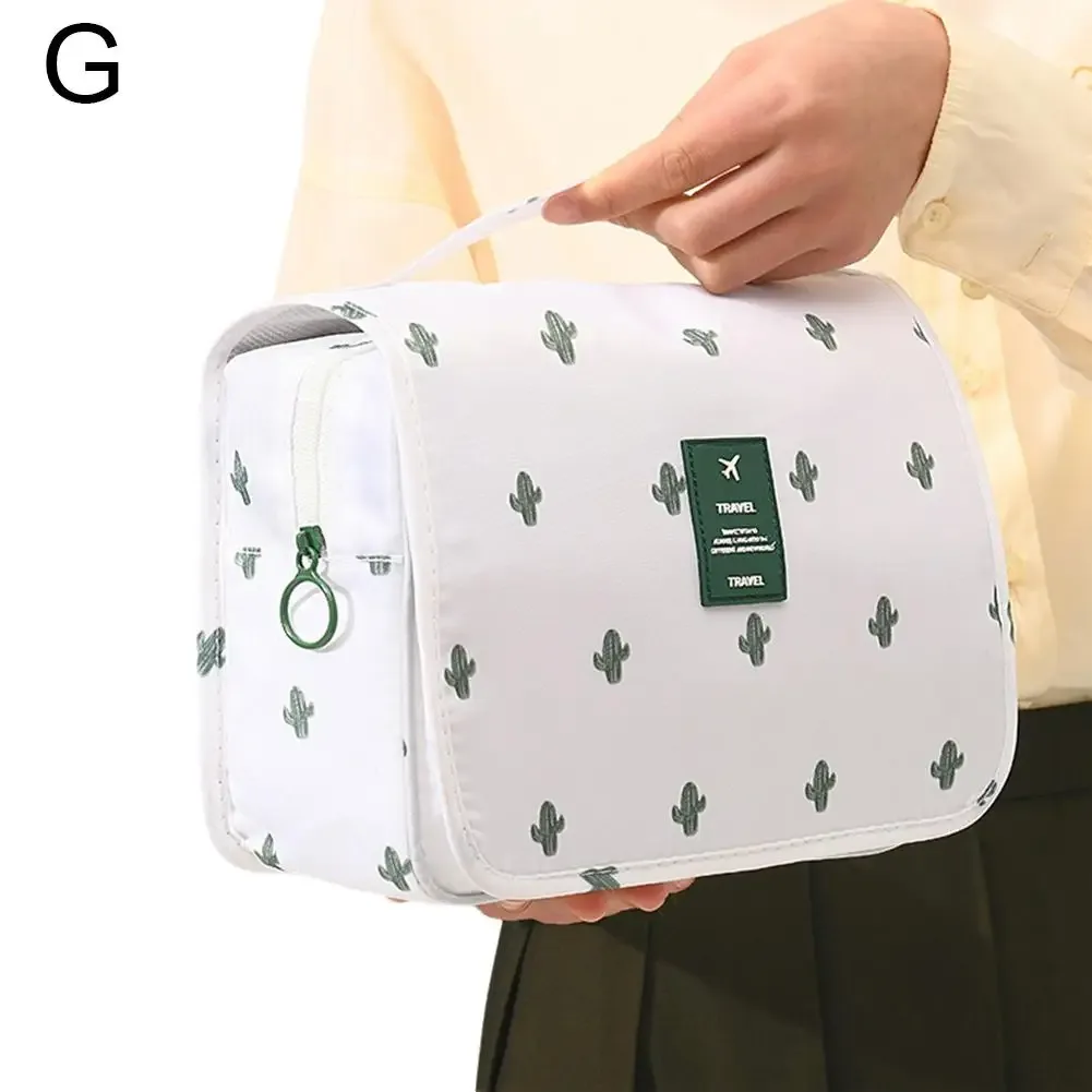 sac de maquillage de voyage de haute qualité avec crochet de salle de bain, pochette de toilette imperméable, organisateur de articles de toilette pour femmes, sac de rangement pour maquillage
