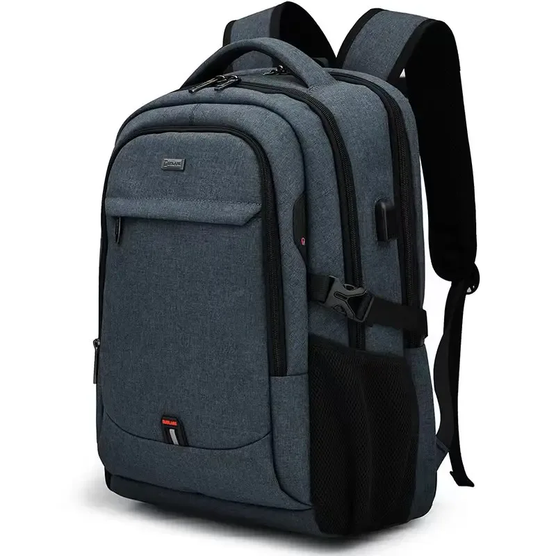 sac à dos pour ordinateur portable 17,3 pouces pour homme, sac à dos de voyage, d'université, sac à bandoulière étanche pour ordinateur portable avec port de chargement usb