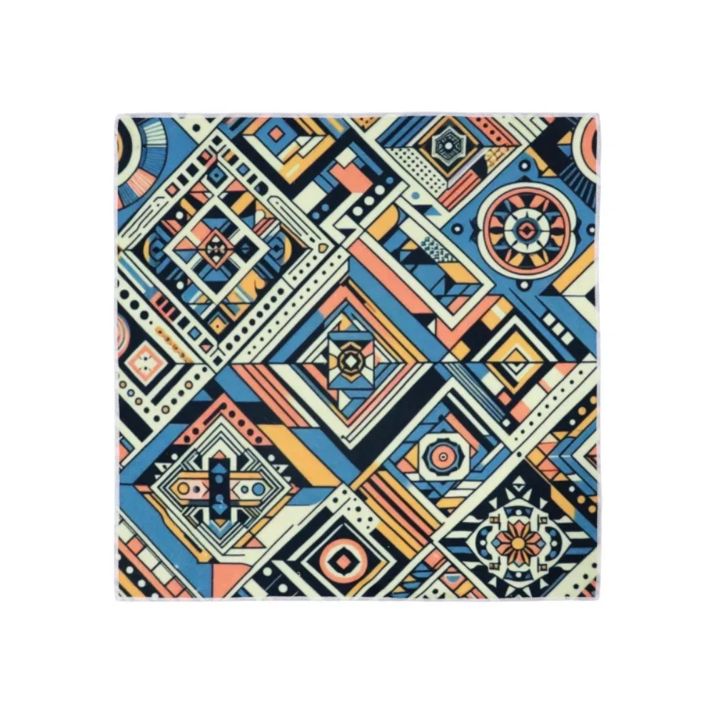 tissu de protection d'objectif pliable et auto-adhésif, 50x50cm, enveloppe de protection d'appareil photo, cent patchs en tissu carré, sac de rangement de cosmétiques