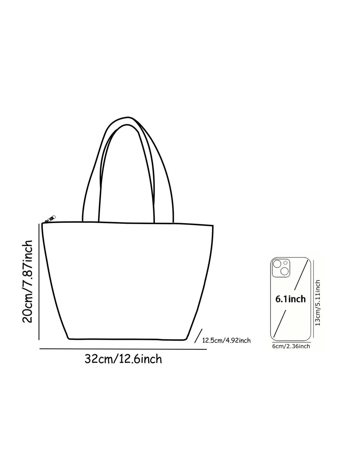 sac fourre-tout à motif marin avec fermeture éclair, grande capacité, sac à bandoulière décontracté pour femme, sac de plage, sac de shopping quotidien