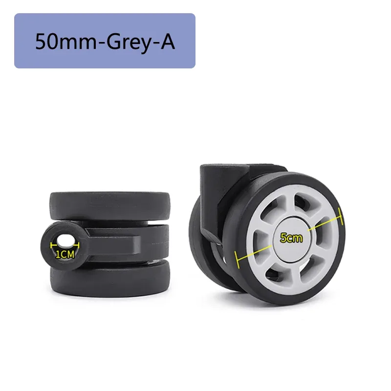 roues 50/60/64mm adaptées aux roues de valise rimowa, accessoires de bagages, pièces de rechange pour chariots, réparation de remplacement de roues