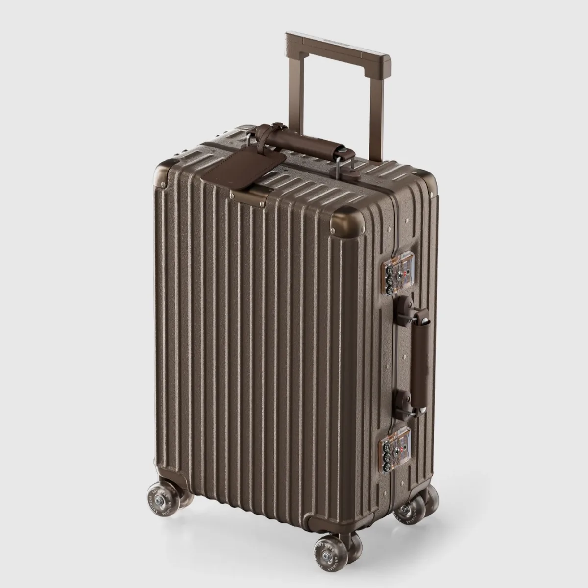 valise 20/24/28 pouces de haute qualité en pc rigide avec cadre en aluminium, roulettes pivotantes, serrure tsa, sac de voyage à roulettes