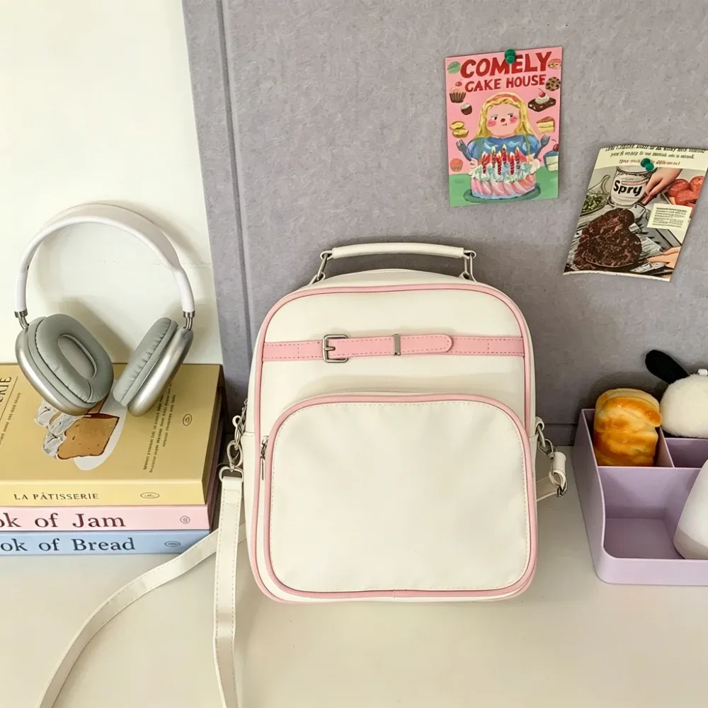 nouveau sac à dos décontracté pour femme, style preppy, sac à bandoulière unique, design original niche, sac ulzzang ita pour fille 2026