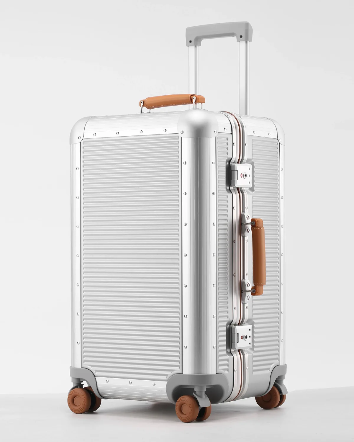 valise de cabine aiweiny 20/24/28 pouces avec cadre en aluminium, serrure tsa à 3:7, roues silencieuses, porte-gobelet, bagage de voyage léger en pc