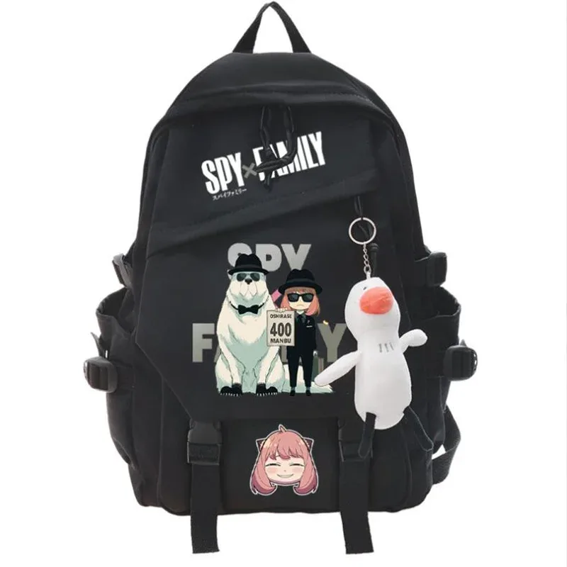 sac à dos de dessin animé anime pour hommes et femmes, éventuelles y × family, cartable mochila teenarges, sacs d'extérieur décontractés pour ordinateur portable initiés, mignon anya