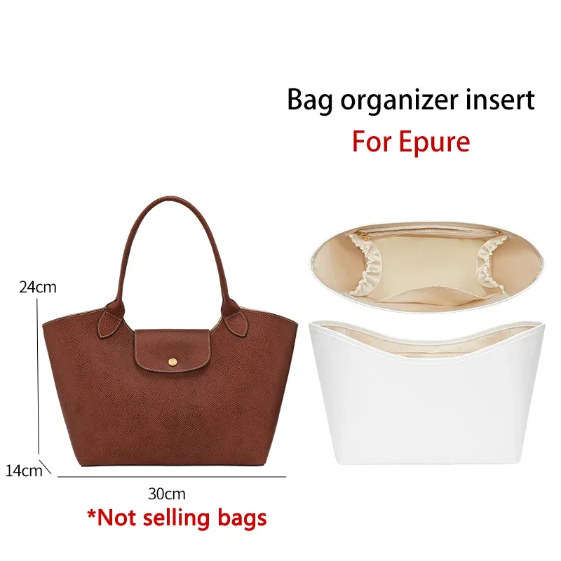 insert d'organisateur de sac pour epure longchamp, sac étanche et durable, support de rangement, modification intérieure, accessoires de sac