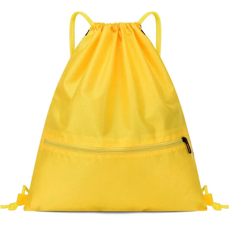 nouvelle pochette sac à cordon sac à dos sac à cordon pour enfants avec cordon de serrage pas de douleur sac de vêtements de sport scolaire lsd03